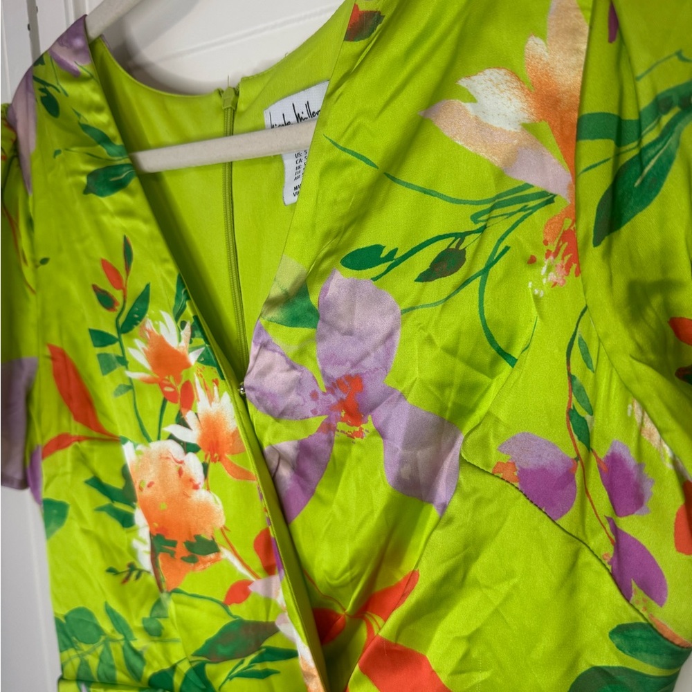 Nicole Miller Vibrant Floral Dress NWOT